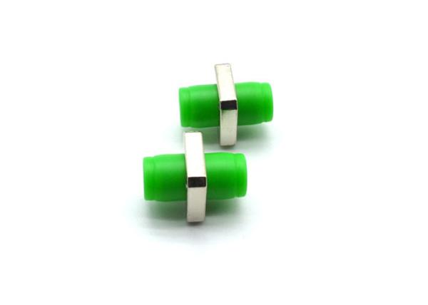 Buy cheap Green Simple FC Fiber Optic Adapter Single Mode With Zirconia Sleeves ROHS Approved from wholesalers