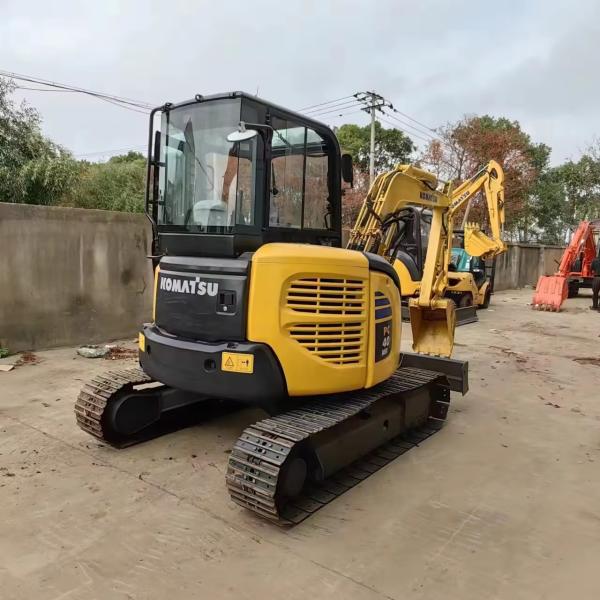Used Mini PC40 Komatsu Backhoe Excavator 4ton For Used Earth Moving Machinery