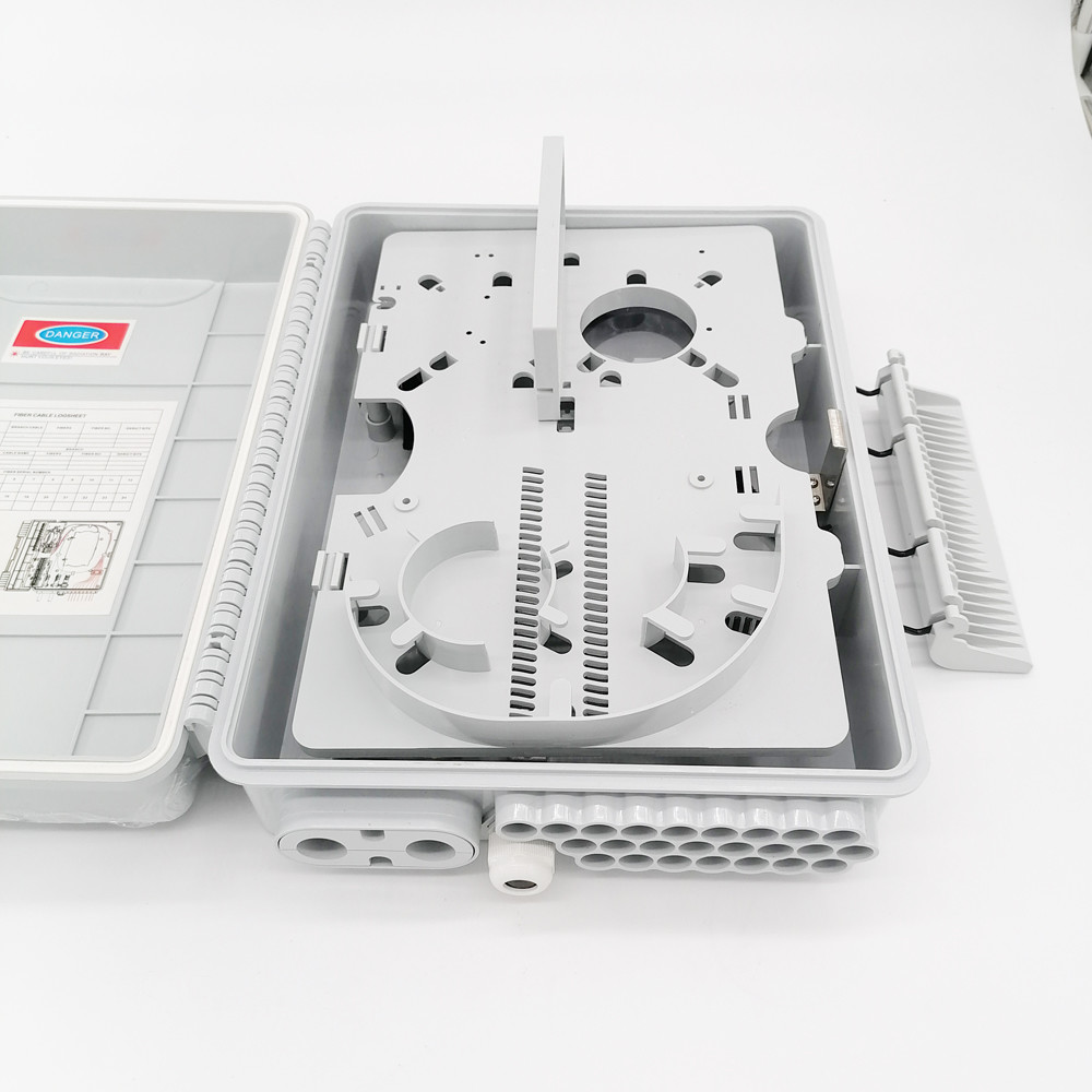 IP66 Fiber Optic Junction Box , White Cto Terminal Enclosure Box