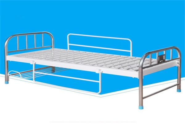 Buy cheap Metal Full Size Hospital Bed , Epoxy Painted Frame Medicare Hospital Bed from wholesalers