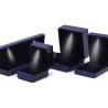 Buy cheap Customer's Logo LED Light Jewelry Box for Bracelet Necklace and Ring in Blue Leather from wholesalers