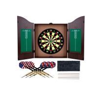 Buy cheap Professional 18 Inches Bristle Dartboard , MDF Wooden Dartboard Cabinet Set product