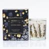 Buy cheap Decorative Dried Flower Candles And Gel Wax Glass Jar Scented Candle from wholesalers
