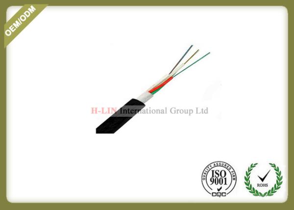 Multi Core Loose Tube Outdoor Fiber Optic Cable With Aramid Yarn / Glass Yarn