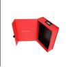 Buy cheap Red Storage Cardboard Paper Gift Box Custom Design Flocking Print from wholesalers