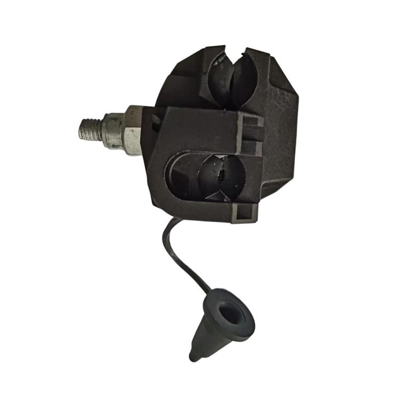 45*45*54 Size Fiber Tension Clamp for Overhead Black Suspension Outdoor Waterproof
