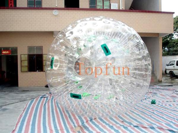 Buy cheap Transparent Inflatable Toy-Big Soccer Ball With Durable Plato PVC / TPU from wholesalers