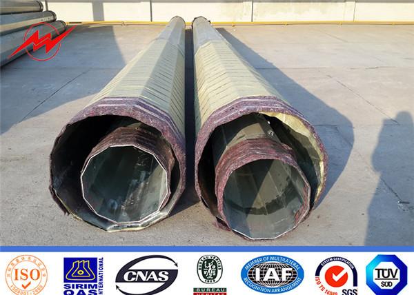 Buy cheap 70-120FT Electric Steel Power Transmission Pole 1200kg Metal Power Pole from wholesalers