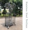 Buy cheap Rk Bakeware China-Stainless Steel Flatpack Rack Trolleys Designed for 16 Inch & 18 Inch Tray from wholesalers