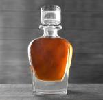 Unique Family Bar Tequila Glass Bottle Decanter with Hot Stamping Surface
