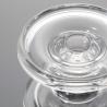 Buy cheap Dinner Crystal Clear Glass Pillar Candle Holders Machine Pressed For Pillar Taper from wholesalers