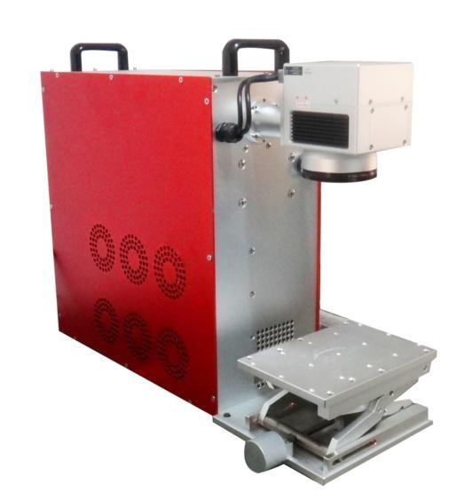 Buy cheap Fiber Laser Marking Machine 0℃-45℃ External Temperature Min Linewidth 0.012mm Overall Dimension 500mmX103mmX110mm/416mmX from wholesalers