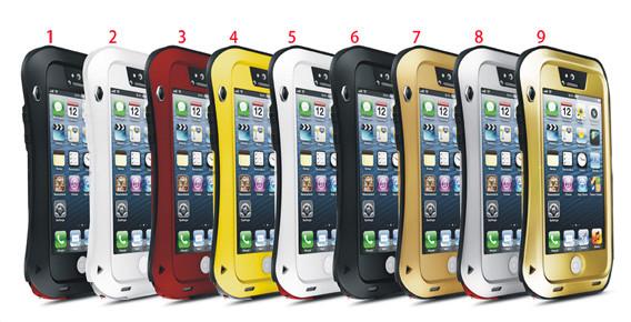 Buy cheap Aluminum Dirtproof/Shockproof/Waterproof With Gorilla Glass Iphone 5 5S Cases from wholesalers