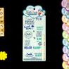 Buy cheap Non Woven Transfer Decal Stickers Sprinkle Gold Cold Transfer Sticker from wholesalers