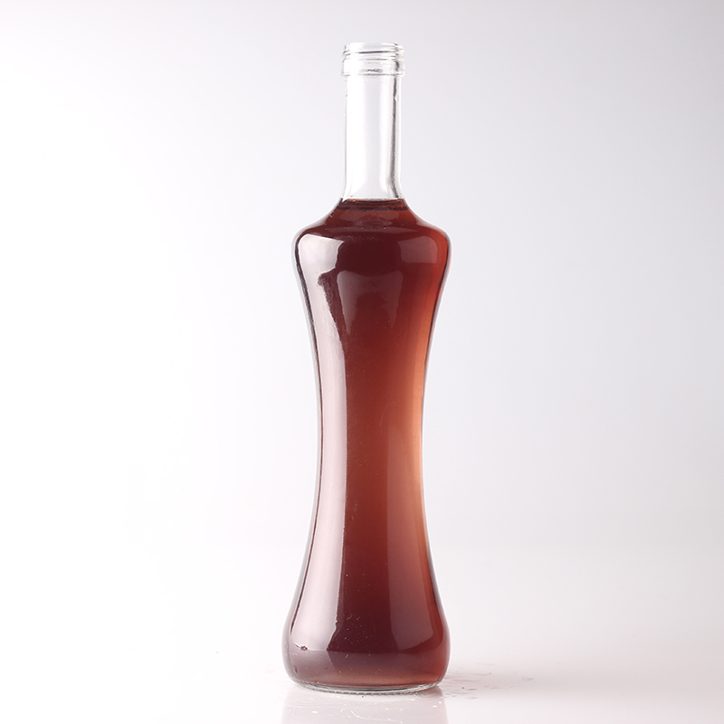 500ml 750ml 1000ml Glass Bottle for Tequila Customized Transparent Body Material