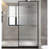 Buy cheap 4mm Shower Screen Framed Shower Door With Frost Fluted Textured Glass from wholesalers