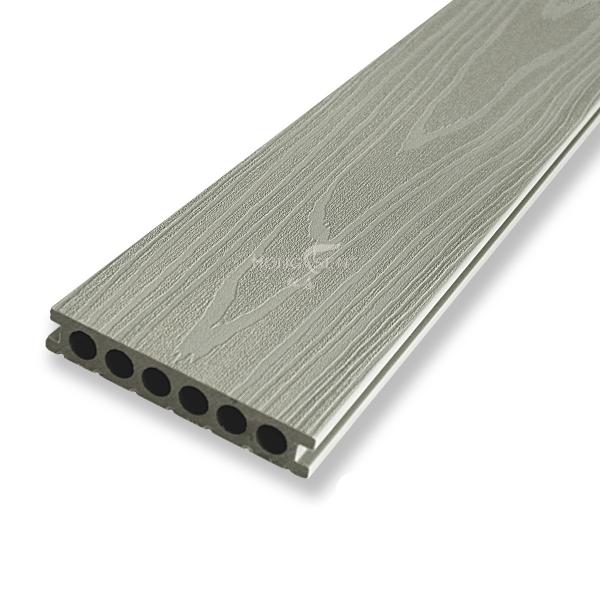Buy cheap Frosted Lightgray Exterior Anti Slip Co Extrusion WPC Decking 140x25mm from wholesalers