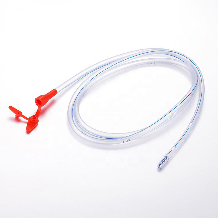 Disposable Medical PVC Nelaton Catheter for Man and Female Use