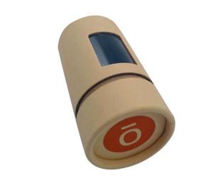 China Flexo Paper Tube Packaging With Window , 2mm Clear Window Box Packaging on sale