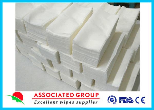 Buy cheap Baby Care Disposable Dry Wipes , Dry Baby Wipes Disposable Mesh Spunlace Nonwoven from wholesalers