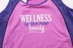 Women's Quick Dry Fabric Yoga Vest Top 85% Polyester 15% Elastic
