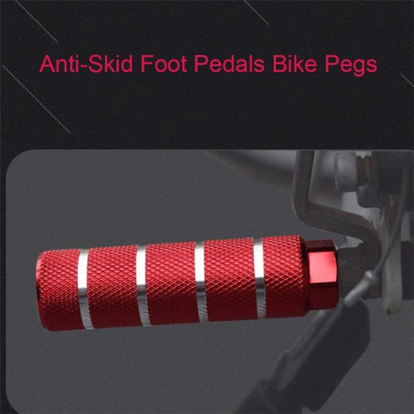 Bike BMX Pegs Aluminum Alloy Anti Skid Lead Foot For Mountain Cycling Rear Stunt