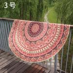 Round Beach Throw Tapestry Hippy Boho Gypsy Cotton Tablecloth Beach Towel