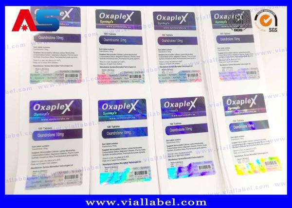 Buy cheap Holographic Peptide Bottle Labels 10ml Vial Label With Different Product Names And Colors from wholesalers