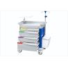 Buy cheap Noiseless Disposable Lock Icu Hospital Emergency Trolley from wholesalers