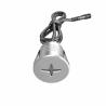 Buy cheap 24V LED Cross Star Buried Lamp 1W IP67 Waterproof Silver Aluminum 45° Floor Light 12v Deck Spot Lights from wholesalers