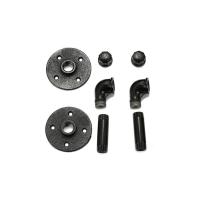 Buy cheap Portable Clothes Rack Industrial Pipe Coat Rack Black Color For Hanging Coats product