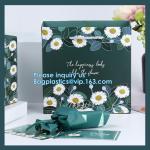 Kraft Paper Bags Square Bags, Thick Paper Bag With Window For Wedding, Party,