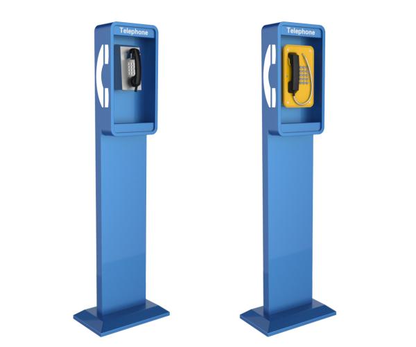 Buy cheap IP65 Weatherproof Roadside Emergency Phone , Metal VoIP Telephone Pillar from wholesalers