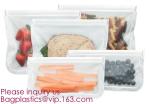 Eco-friendly standardized grade peva food storage bag,Silicone Reusable Food