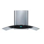 Buy cheap ODM Curved Glass Cooker Hood 30 Inch Ductless Range Hood 16m3/Min Air Rate from wholesalers