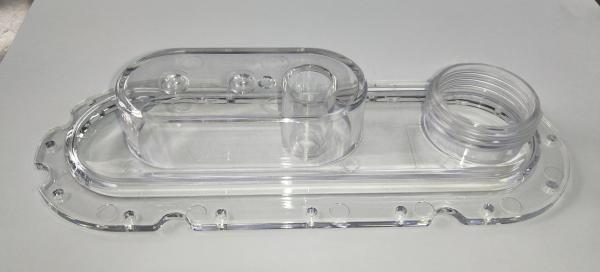 Buy cheap Custom Injection Molding PE/PP Transparent Plastic Base Plastic Parts from wholesalers