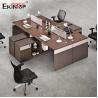 Buy cheap Multifunctional Office Desk Cubicles , Wooden Workstation Desk For Office Clerk from wholesalers