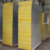 Buy cheap worker construction site mobile home ceiling glass wool sandwich panel 960 x50mm from wholesalers