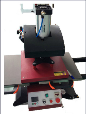 Pnematic Manual Heat Transfer Machine Double Station Automatically