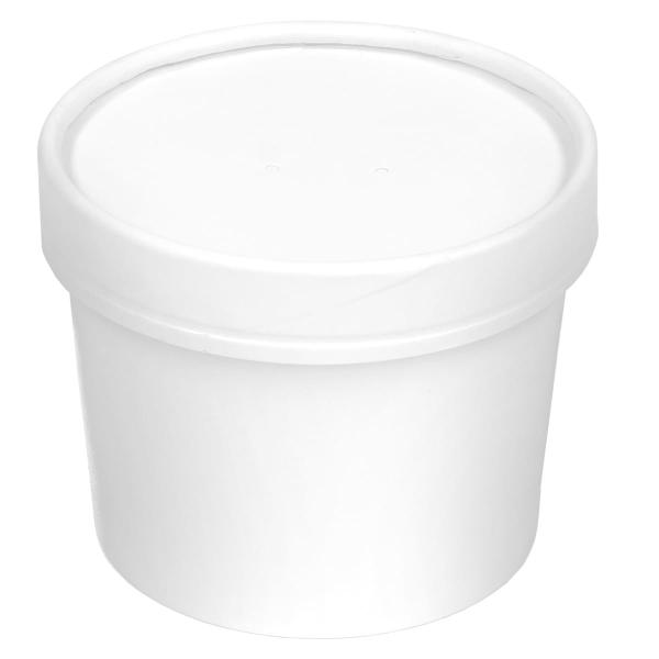 Buy cheap Eco Friendly PE Coated 44oz White Disposable Food Packing Containers from wholesalers