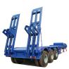 Buy cheap Blue 5000kg Low Bed Semi Trailer BPW 3 Axle Low Bed Heavy Duty from wholesalers