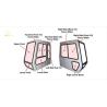 Buy cheap Cab Glass For Excavators Of Various Brands from wholesalers