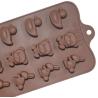 Buy cheap Animal Shaped Custom Chocolate Molds Brown Silicone Customized from wholesalers