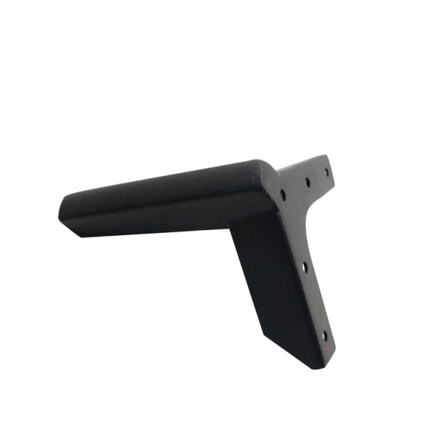 Buy cheap Black Painting Metal Sofa Legs 120mm Height Strong Load - Bearing Capacity from wholesalers