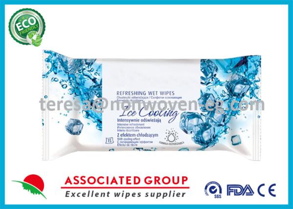 Buy cheap Lemon Scented Antibacterial Hand Wipes Refreshing Facial Wipes For Sports from wholesalers