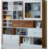 Buy cheap Simple Full Bedroom Furniture Sets / Melamine Bookcase With Multi - Fuction Cabinet from wholesalers