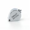 Buy cheap Small Pocket Chrome Plated Triplet Jewelry Loupe 20X Magnification from wholesalers
