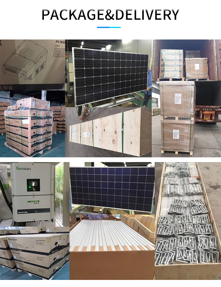 Roof Mounting Off Grid Solar Energy System Complete Kit 25KW 30KW