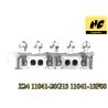 Buy cheap Nissan Z24 11041 20G13 / 11041 13F00 Diesel Engine Cylinder Head Cast Iron / Aluminum Material from wholesalers