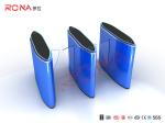 DC24V Brushless Motor Flap Barrier Gate 550mm Passage Width Red / Blue / Grey